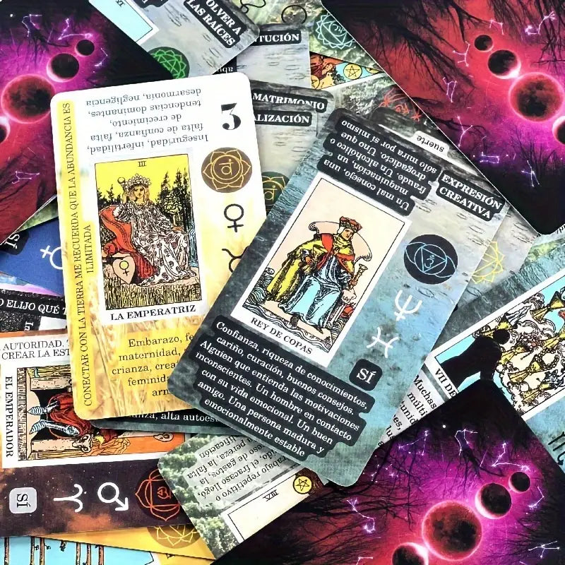 Cartas de tarot en castellano